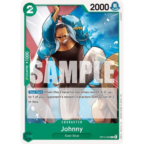 Image for Johnny (OP14-028) (The Azure Sea's Seven) - One Piece Card Game