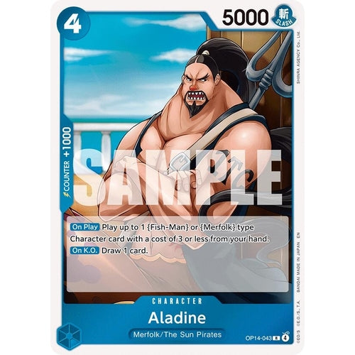 Image for Aladine (OP14-043) (The Azure Sea's Seven) - One Piece Card Game