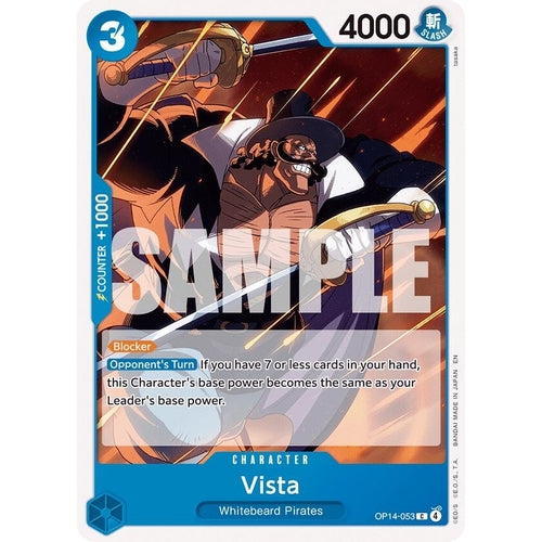 Image for Vista (OP14-053) (The Azure Sea's Seven) - One Piece Card Game