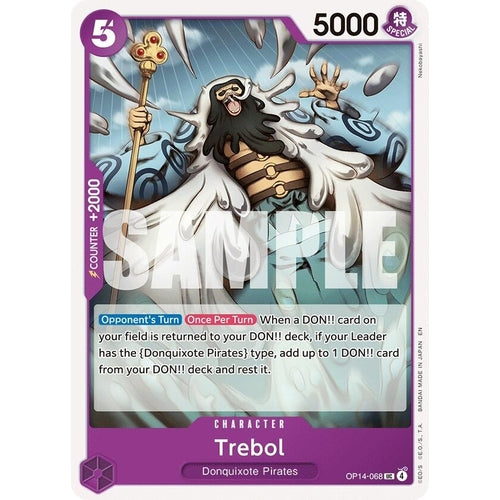 Image for Trebol (OP14-068) (The Azure Sea's Seven) - One Piece Card Game