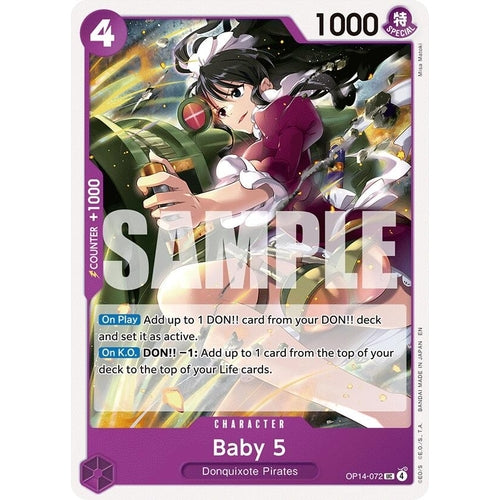 Image for Baby 5 (OP14-072) (The Azure Sea's Seven) - One Piece Card Game