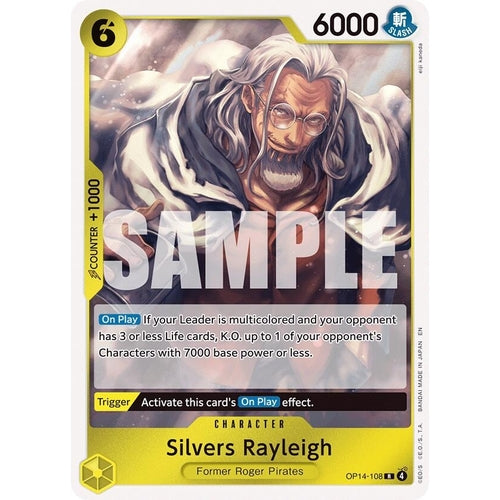 Image for Silvers Rayleigh (OP14-108) (The Azure Sea's Seven) - One Piece Card Game