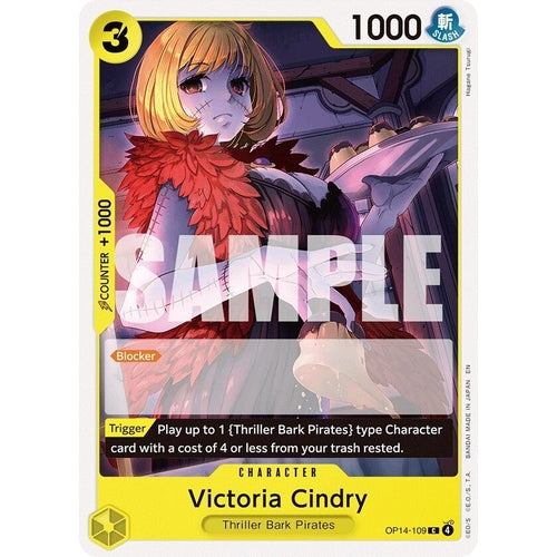 Image for Victoria Cindry (OP14-109) (The Azure Sea's Seven) - One Piece Card Game