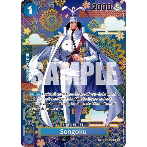 Image for Sengoku - OP07-046 (SP) (OP07-046) (The Azure Sea's Seven) - One Piece Card Game