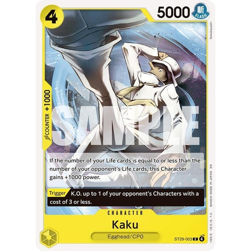 Image for Kaku (ST29-003) (Starter Deck 29: Egghead) - One Piece Card Game