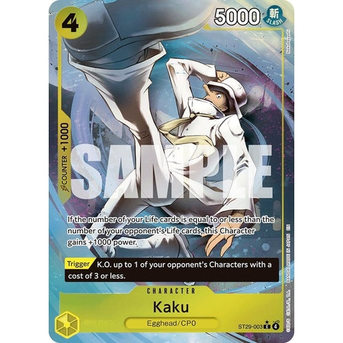 Image for Kaku (Full Art) (ST29-003) (Starter Deck 29: Egghead) - One Piece Card Game