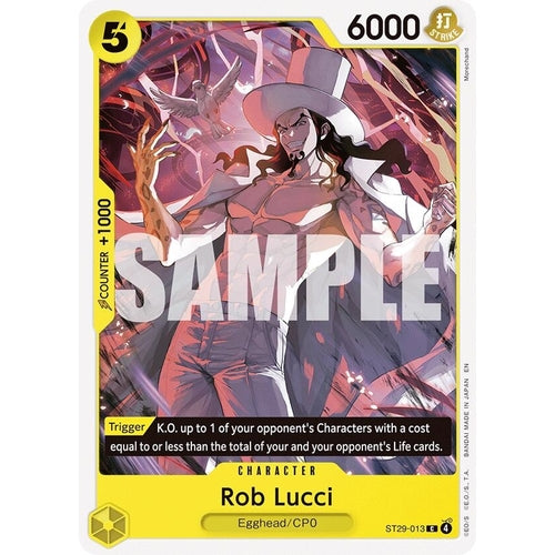 Image for Rob Lucci (ST29-013) (Starter Deck 29: Egghead) - One Piece Card Game