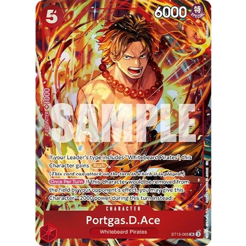 Image for Portgas.D.Ace (Illustration Box Vol.5) (ST15-005) (One Piece Promotion Cards) - One Piece Card Game
