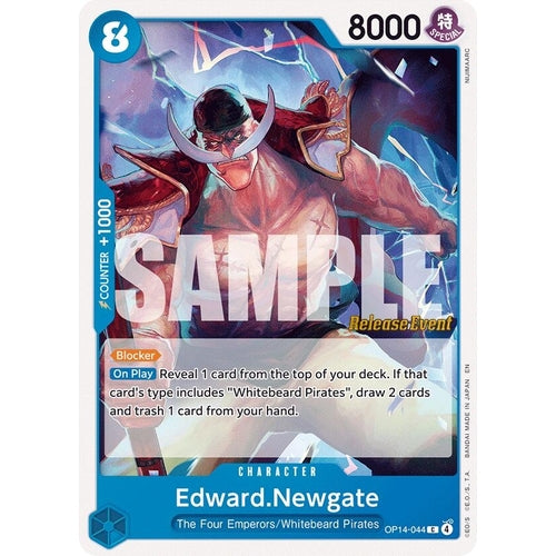 Image for Edward.Newgate (OP14-044) (The Azure Sea's Seven Release Event Cards) - One Piece Card Game