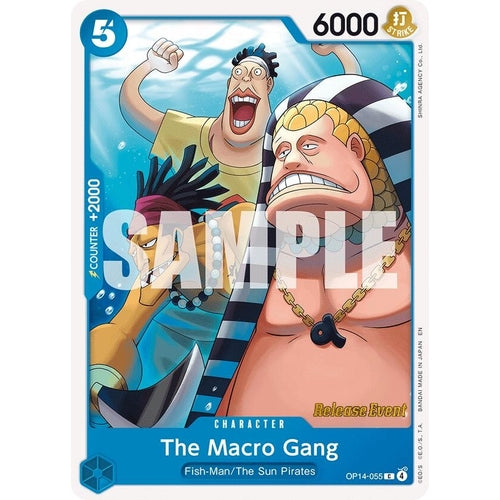 Image for The Macro Gang (OP14-055) (The Azure Sea's Seven Release Event Cards) - One Piece Card Game