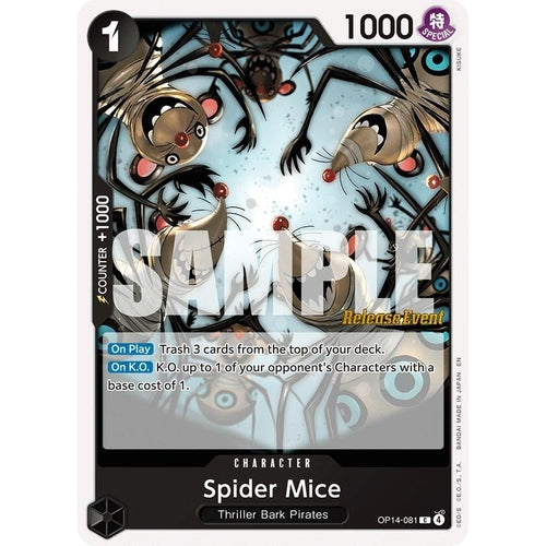 Image for Spider Mice (OP14-081) (The Azure Sea's Seven Release Event Cards) - One Piece Card Game