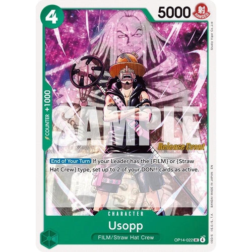Image for Usopp (OP14-022) (The Azure Sea's Seven Release Event Cards) - One Piece Card Game