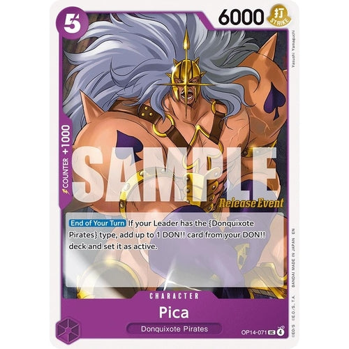 Image for Pica (OP14-071) (The Azure Sea's Seven Release Event Cards) - One Piece Card Game
