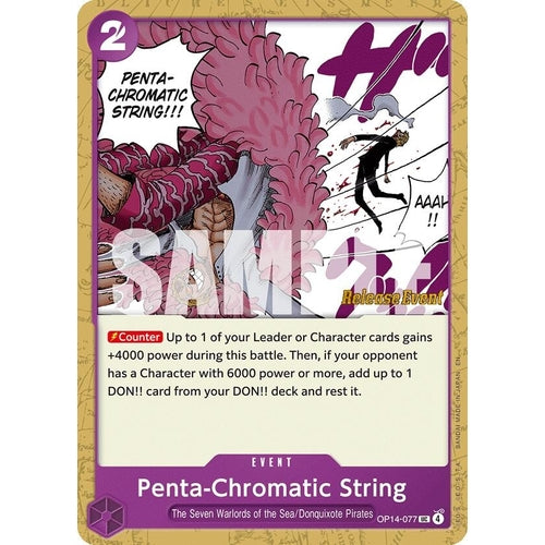 Image for Penta-Chromatic String (OP14-077) (The Azure Sea's Seven Release Event Cards) - One Piece Card Game