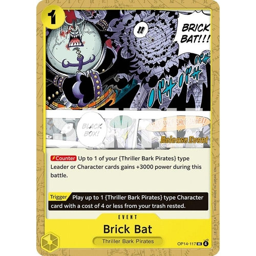 Image for Brick Bat (OP14-117) (The Azure Sea's Seven Release Event Cards) - One Piece Card Game