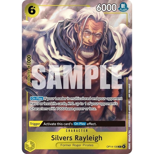 Silvers Rayleigh (Dash Pack) (OP14-108) (The Azure Sea's Seven) - PokéBox Australia