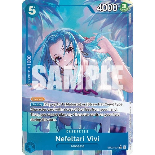 Nefeltari Vivi (024) (Alternate Art) (EB03-024) (Extra Booster: One Pi Nefeltari Vivi (024) (Alternate Art) (EB03-024) (Extra Booster: One Pi