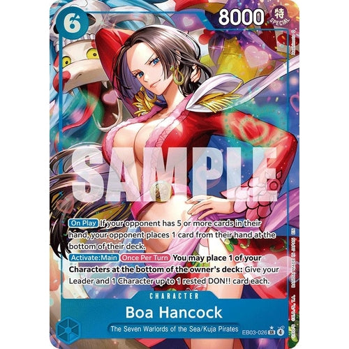 Image for Boa Hancock (Alternate Art) (EB03-026) (Extra Booster: One Piece Heroines Edition) - One Piece Card Game