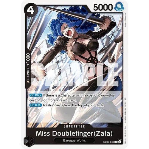 Image for Miss Doublefinger(Zala) (EB03-046) (Extra Booster: One Piece Heroines Edition) - One Piece Card Game