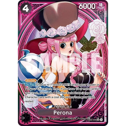 Image for Perona (045) (SP) (EB03-045) (Extra Booster: One Piece Heroines Edition) - One Piece Card Game