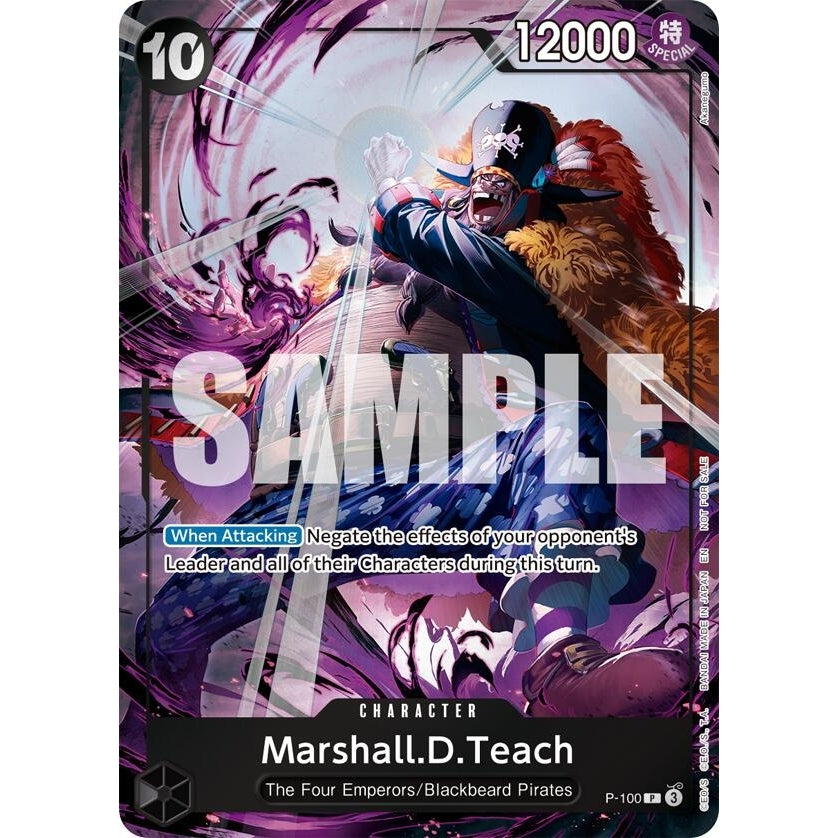 Image for Marshall.D.Teach (Event Pack Vol. 8) (P-100) (One Piece Promotion Cards) - One Piece Card Game