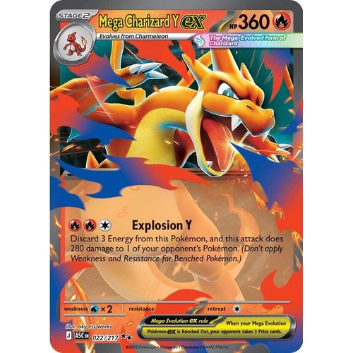Image for Mega Charizard Y ex (022/217) (ME: Ascended Heroes) - Pokemon