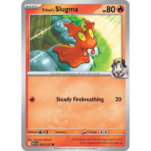 Image for Ethan's Slugma (023/217) (ME: Ascended Heroes) - Pokemon
