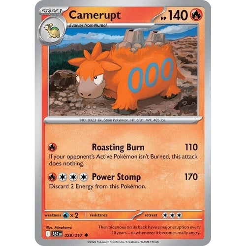 Image for Camerupt (028/217) (ME: Ascended Heroes) - Pokemon