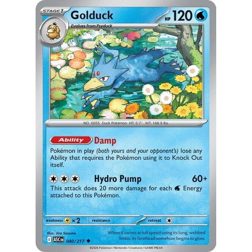 Image for Golduck (040/217) (ME: Ascended Heroes) - Pokemon