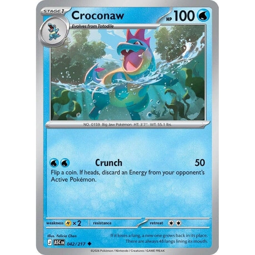 Image for Croconaw (042/217) (ME: Ascended Heroes) - Pokemon