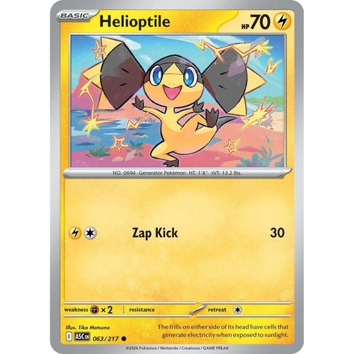 Image for Helioptile (063/217) (ME: Ascended Heroes) - Pokemon