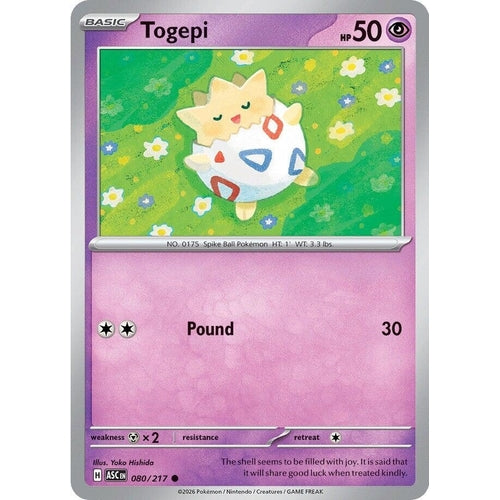 Image for Togepi (080/217) (ME: Ascended Heroes) - Pokemon