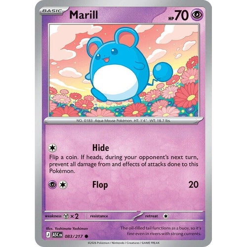 Image for Marill (083/217) (ME: Ascended Heroes) - Pokemon