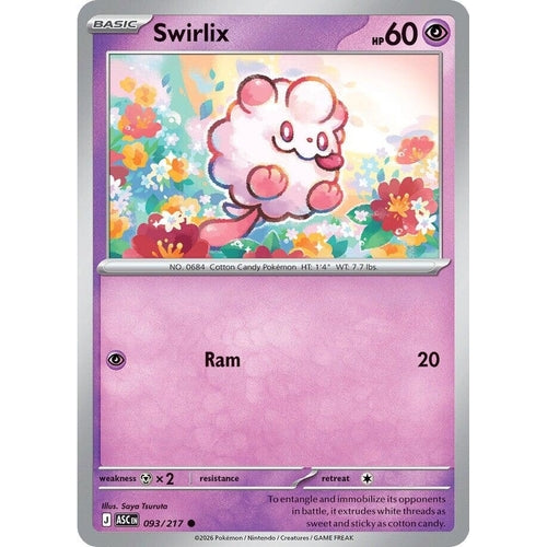Image for Swirlix (093/217) (ME: Ascended Heroes) - Pokemon