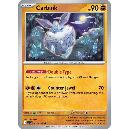Image for Carbink (117/217) (ME: Ascended Heroes) - Pokemon