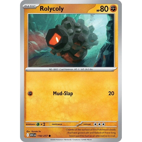 Image for Rolycoly (118/217) (ME: Ascended Heroes) - Pokemon