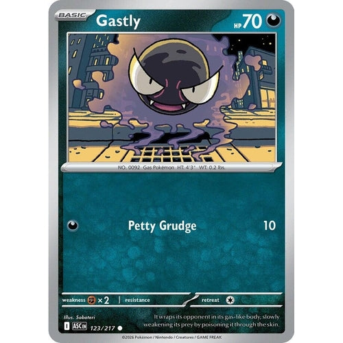 Image for Gastly (123/217) (ME: Ascended Heroes) - Pokemon