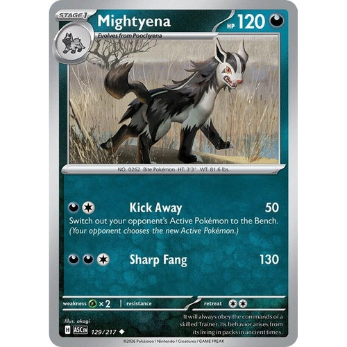 Image for Mightyena (129/217) (ME: Ascended Heroes) - Pokemon