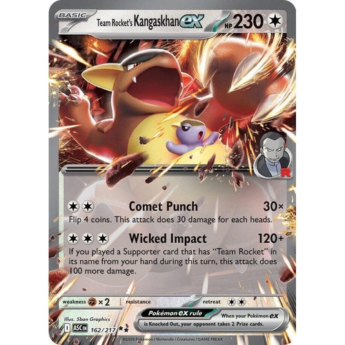 Image for Team Rocket's Kangaskhan ex (162/217) (ME: Ascended Heroes) - Pokemon