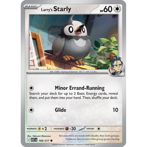 Image for Larry's Starly (168/217) (ME: Ascended Heroes) - Pokemon