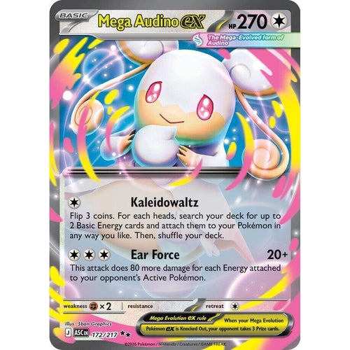 Image for Mega Audino ex (172/217) (ME: Ascended Heroes) - Pokemon