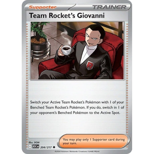 Image for Team Rocket's Giovanni (204/217) (ME: Ascended Heroes) - Pokemon