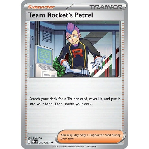 Image for Team Rocket's Petrel (207/217) (ME: Ascended Heroes) - Pokemon