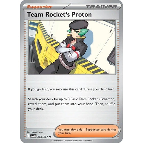 Image for Team Rocket's Proton (208/217) (ME: Ascended Heroes) - Pokemon