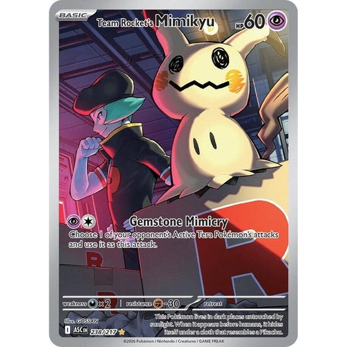 Image for Team Rocket's Mimikyu (238/217) (ME: Ascended Heroes) - Pokemon