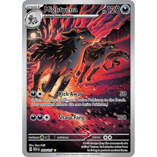 Image for Mightyena (243/217) (ME: Ascended Heroes) - Pokemon