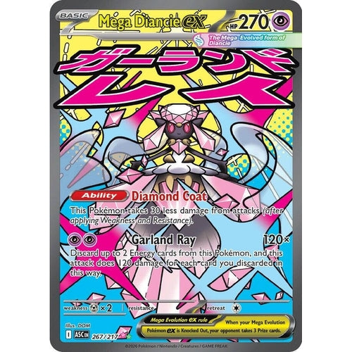 Image for Mega Diancie ex (267/217) (ME: Ascended Heroes) - Pokemon