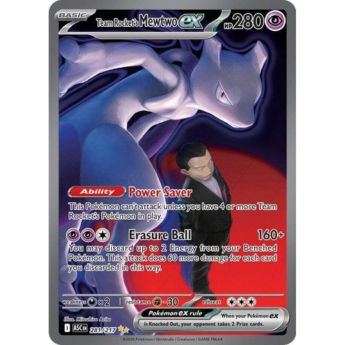 Image for Team Rocket's Mewtwo ex (281/217) (ME: Ascended Heroes) - Pokemon