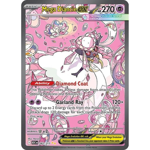 Image for Mega Diancie ex (282/217) (ME: Ascended Heroes) - Pokemon