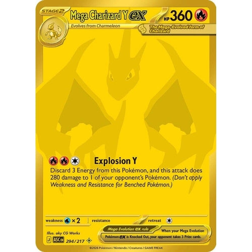Image for Mega Charizard Y ex (294/217) (ME: Ascended Heroes) - Pokemon